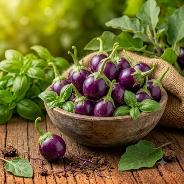 Brinjal Small (Small Eggplant)